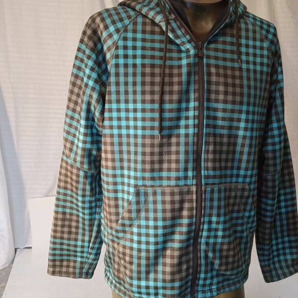 Burton Jacket Men's Small Dry-Ride Ski Snowboard Coat Plaid Insulated Outdoor - Picture 6 of 16